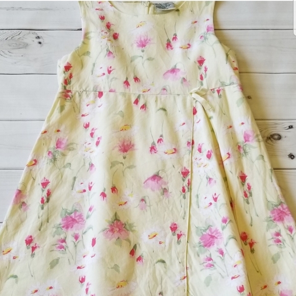 laura ashley yellow floral dress